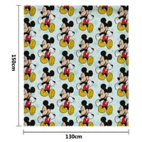 Cartoon Mickey Mouse Novost pokrivač bacaju flanel pokrivač mekane zgodne luksuzne flanelne deke