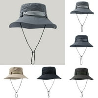 Ljetni šešir široki šešir za zaštitu od sunca za zaštitu od sunca za muškarce Vrtni radni kape na plaži za žene planinarenje šešir
