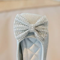 TODDLER Cipele Devojke Ležerne cipele Pearl Rhinestone Bowinges Stiny Slatka haljina cipele za ples