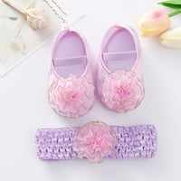 Wofedyo Baby Essentials Little Dijete cipele meke jedine cipele za malinu slatke cvijeće Princess Cipel Trake za glavu Baby Cipele