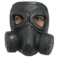 Dvostruka plinska maska ​​kasna maska ​​za odrasle Halloween kostim dodatak