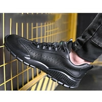 Gomelly Muškarci Udobne sigurnosne cipele čelične pješačke cipele za planinarenje na otvorenom Anti-Smash čipke Industrijske čizme Izolacija i prozrači 8.5