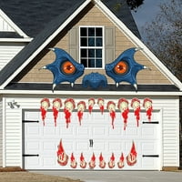 Kradovi Halloween Halloween Monsters Okreni se na otvorenom ukras sa očim opijama Nostril Garažna luka na ulazu u ulazni autoredi