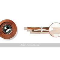 Dal Negro Montecarlo Mahogany kotač ruleta s preciznim mehanizmom ležaja