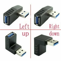 Stepen USB 3. Muški do ženskog adaptera za ugao konektora - J0L3