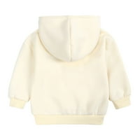Dječaci dječaka Djevojke pulover Dukserija Dječja beba s kapuljačom Boja gornji kaput Dječji vrhovi veličine 100