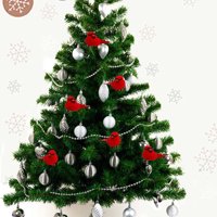 Božićni kardinalni ptici umjetni mali ptice Privjesak Xmas Tree Ornament