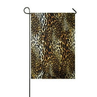 Leopard kož vanjska zastava na otvorenom za kućnu zabavu