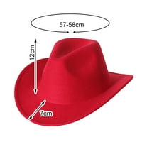 Pnellth Cowboy Hat Wild Unise Anti-Plealing Udobne kostima