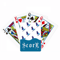 Sjedinjene Države Demokratija Joe Slika Plava Ponovna ocjena Poker igračka kartica INDE IGRE