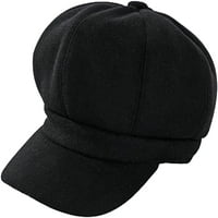 Žene Newboy Caps Topla Visor Beret Hat Cosy Trendy Vintage Cabbie Hat za dame Girls