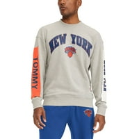Muški Tommy Jeans Grey New York Knicks James Patch Pulover Duweathirt