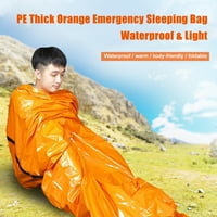 Hitna torba za spavanje preživljavanje pokrivač kampiranje TENT Termalna vodootporna oprema za nuždu