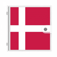 Danska Nacionalna zastava Europa Country Photo Album Novčanik Vjenčanje 4x6