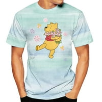 Winnie The Pooh Anime majica 3D Print Unise kratki rukav za muškarce Žene teen, outfit roditelj-dijete