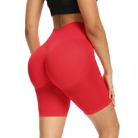 Capri gamaše sa džepovima za žene mršave strije Tanke kratke joge capris crveni m