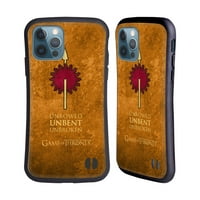 Dizajni za glavu Službeno licencirano HBO igra prestola tamne nevolje izgled Sigils Martell Hybrid Case kompatibilan sa Apple iPhone iPhone Pro
