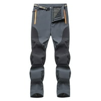 Muške hlače Patchwork Pješačke pantalone Vjetrootporne radne pantalone s džepovima sa džepovima Vanjske fitness Softshell pantalone za slobodno vrijeme