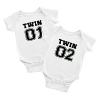 Twin Twin Bodičarska odjeća Sportski dres Sportske brojeve i odijelo Poklon za blizance