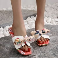 Kućni papuče za žene modne proljeće i ljetne casual luk ravne pete Bohemijske sandale za plažu