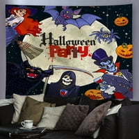 Goory Halloween Šareni psihodelic zid viseći pokladišta Boemska tapise za tapise za tapetu Bektel Seedpread WS 230 * 91 x59