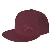 Douzhe Flat Wirn Cap Snapback Hat, Jugozapadni stil Retro Totem Print Podesiva bejzbol kapa za odrasle