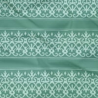 Onuone pamuk poplin twill dusty teal zelena tkanina pruga i vrtlog blok DIY odjeća prekrivajući tkaninu tiskane tkanine širom