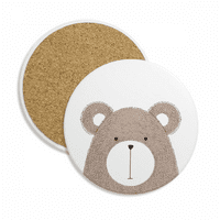 Jednostavnost stila bucmasta medvjed životinjski coaster kupalice za zaštitu tableta upijajući kamen