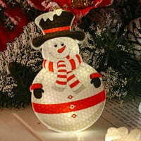 Božićna svjetlost velika svjetlina izdržljiva božićna kreativna viseća svjetla za božićno drvce Bijeli PS, LED, bakreni žič