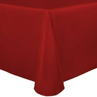 Ultimate Textile Satin Square Stolcloth - za vjenčanje, poseban događaj ili banket, crvena
