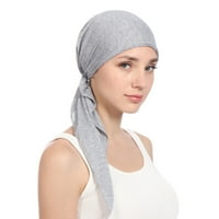 Welling ženka presavijena zakrivljena solidna boja muslimanska šeširka Hijab islamski poklopac poklopca