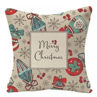 Božićne bacanje jastuka, ukrasni jastuk - posteljina božićni jastučnice crveni i zeleni plairani jelen crveni bivolski navlaka