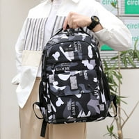 Wanwan studentski ruksak kamuflaža prozračna remena velika kapaciteta lagana torba školske torbe za vanjsko putovanje