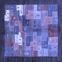 Ahgly Company Zatvoreni kvadratni kvadrat Sažetak Plava suvremena prostirke savremene površine, 6 'Trg