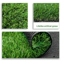 Premium umjetna trava 11 '75' Realistička lažna trava Deluxe Turf Syntetic Turf debeli travnjak PET Turf -Perfect za unutarnji vanjski pejzaž - dostupne su prilagođene veličine