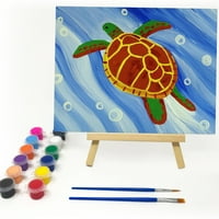 Kompleti za akrilnu umjetničku boju - Dinosaur i morska kornjača Dizajn