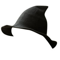 Riforla jesen i zimski šešir istaknut gornji boju smiješni veliki rudni pleteni kašici beretke crna jedna veličina