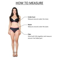 Yueulianxi snimka dva kontrolna struka visokog ženskog kupaćeg kostima kupaći kostimi Tummy bikini kupaći kostimi