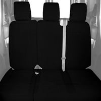 Caltrend Center Split klupa Tweed Covers sjedala za 2010- Subaru Tribeca - SU111-01TT Crni umetak sa crnom oblogom