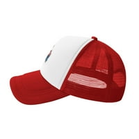 Cepten muške i ženske modne sa Akumom logo Podesivi kamiondžija Mersh šešir crveni