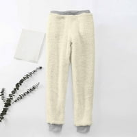 Joggers Hlače za žene Halloween tiskane vrećice džepovi elastični nacrtajući struk guste joggeri hlače sportske pantalone za atletičke hlače, XXXL & Grey