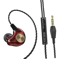 Uho ožičeni sluškinje suber stereo sigurnosni slušalice za uši sa mikrofonom za telefon