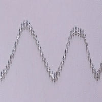 Uvezeni lanac za rhinestone - blijedo plavi rhinestones na srebrnom ukrasnom obreziranju od dvorišta