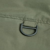 Paille muns prsluk sa multi džepovima prsluke jakne sa čvrstim bojama za teretni prsluk prozračna ribolovna jakna vojska zelena l