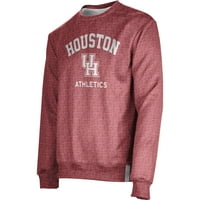 Muški Crveni Houston Cougars Atletics Ime Drop Crewneck Pulover Duweatshirt