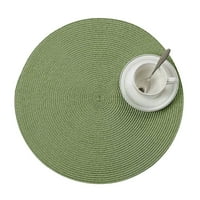 KMXYO okrugli tkani placematski trpezarijski stol mat disk zdjela pod COASTER vodootporni dekor