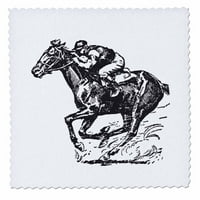 3drose Jockingy i konjski trka - kvadrat