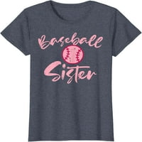 Ružičasta bejzbol sestra slatka porodica koja odgovara Siš djevojkama Ženska majica