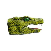 Snake glave ručne lutke igračke, zmija, veličina: jedna veličina, Barry Owen