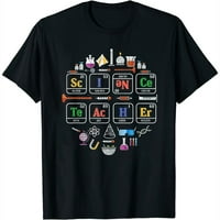 Naučni učitelj periodični stolni elementi hemije Xmas poklon majica